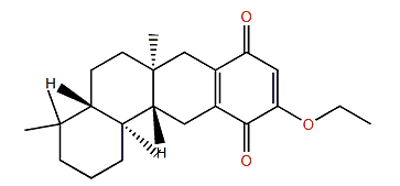 20-Demethoxy-20-ethoxycyclospongiaquinone 1
